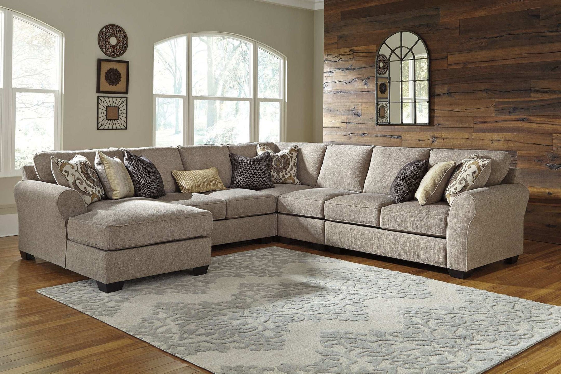Pantomine Sectional with Chaise Half Price Furniture