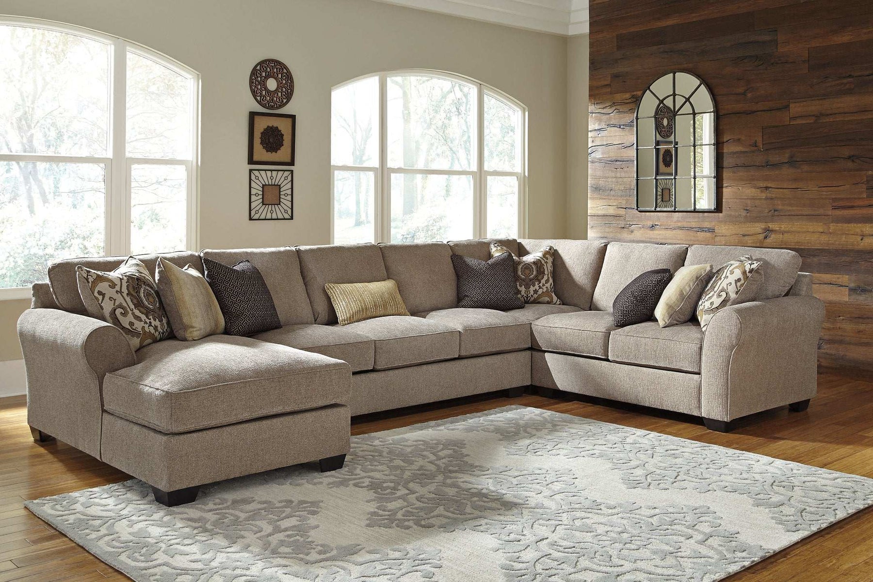 Pantomine Sectional with Chaise Half Price Furniture