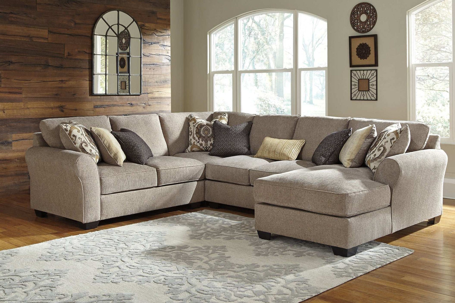 Pantomine Sectional with Chaise Half Price Furniture