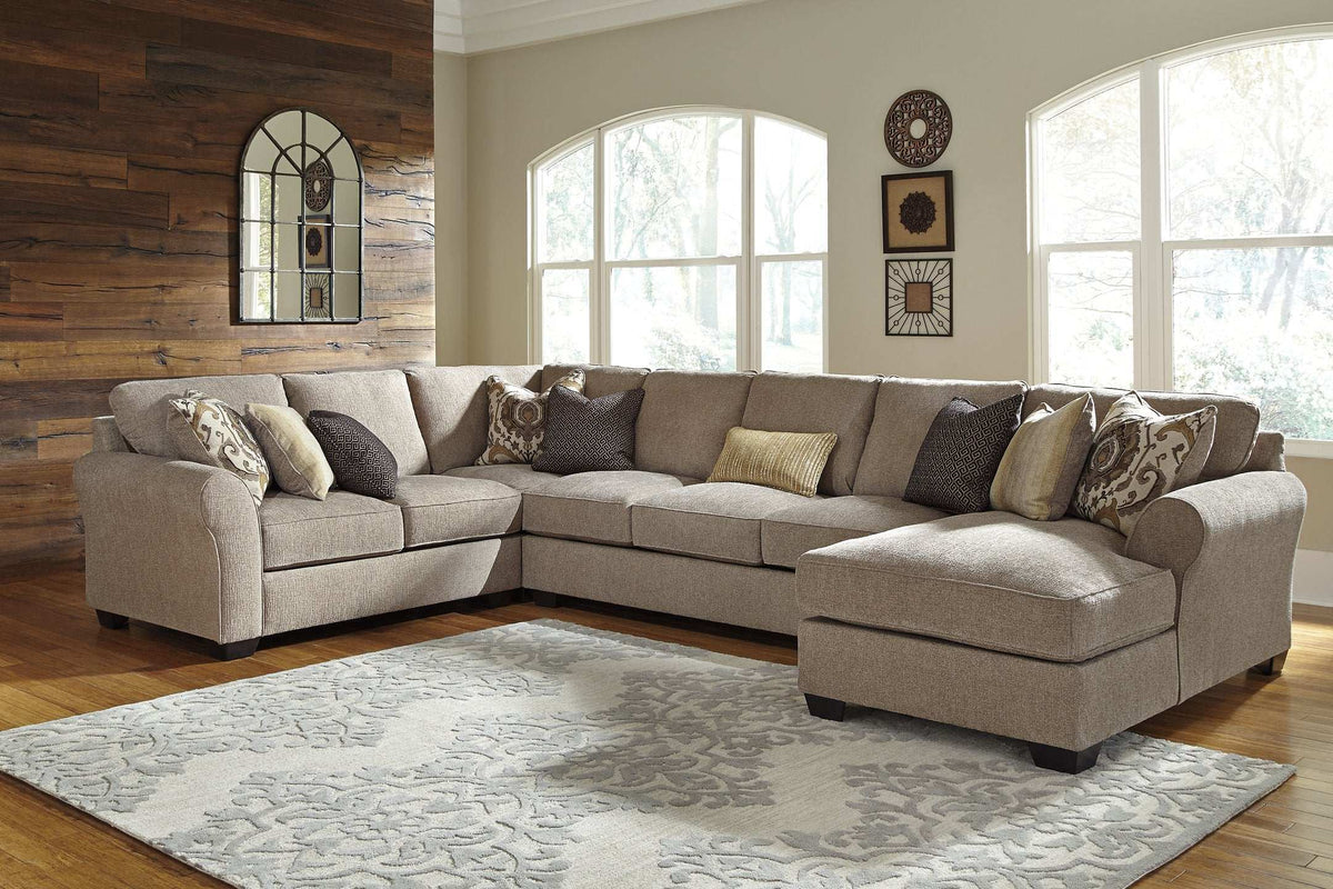 Pantomine Sectional with Chaise Half Price Furniture