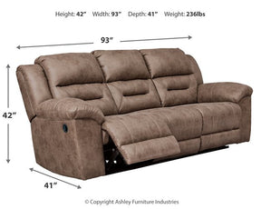 Stoneland Reclining Sofa - Half Price Furniture