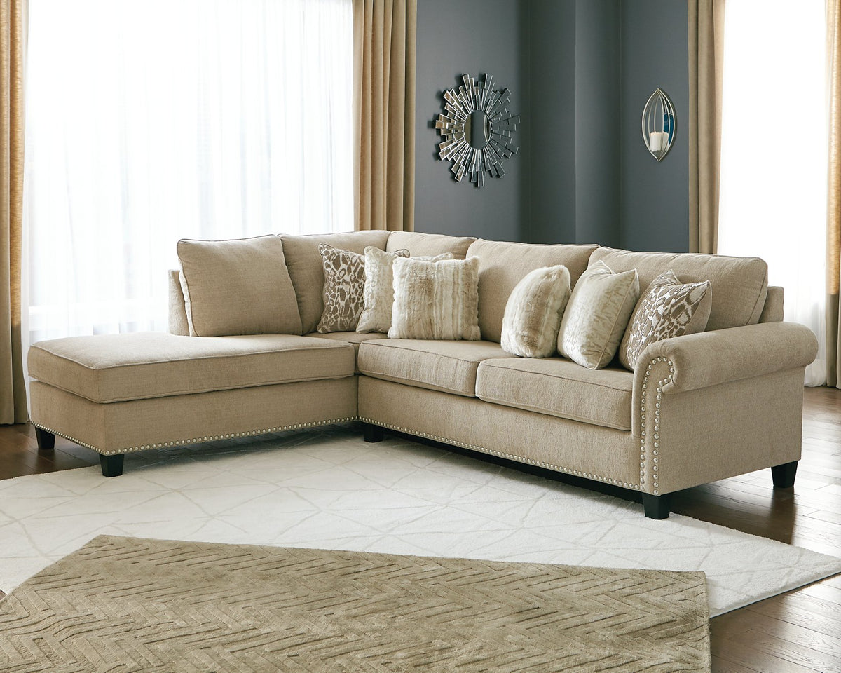 Dovemont 2-Piece Sectional with Chaise  Half Price Furniture