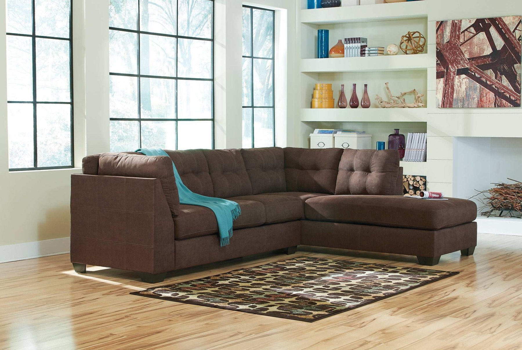 Maier 2-Piece Sectional with Chaise Half Price Furniture