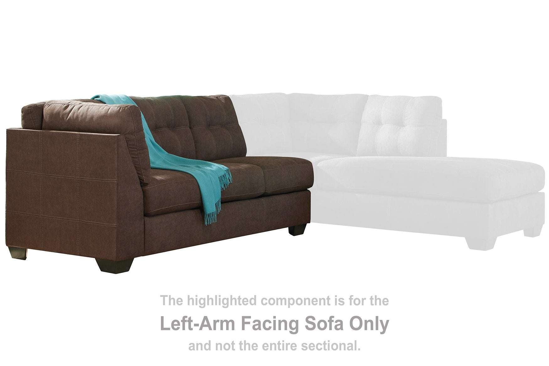 Maier 2-Piece Sectional with Chaise Half Price Furniture