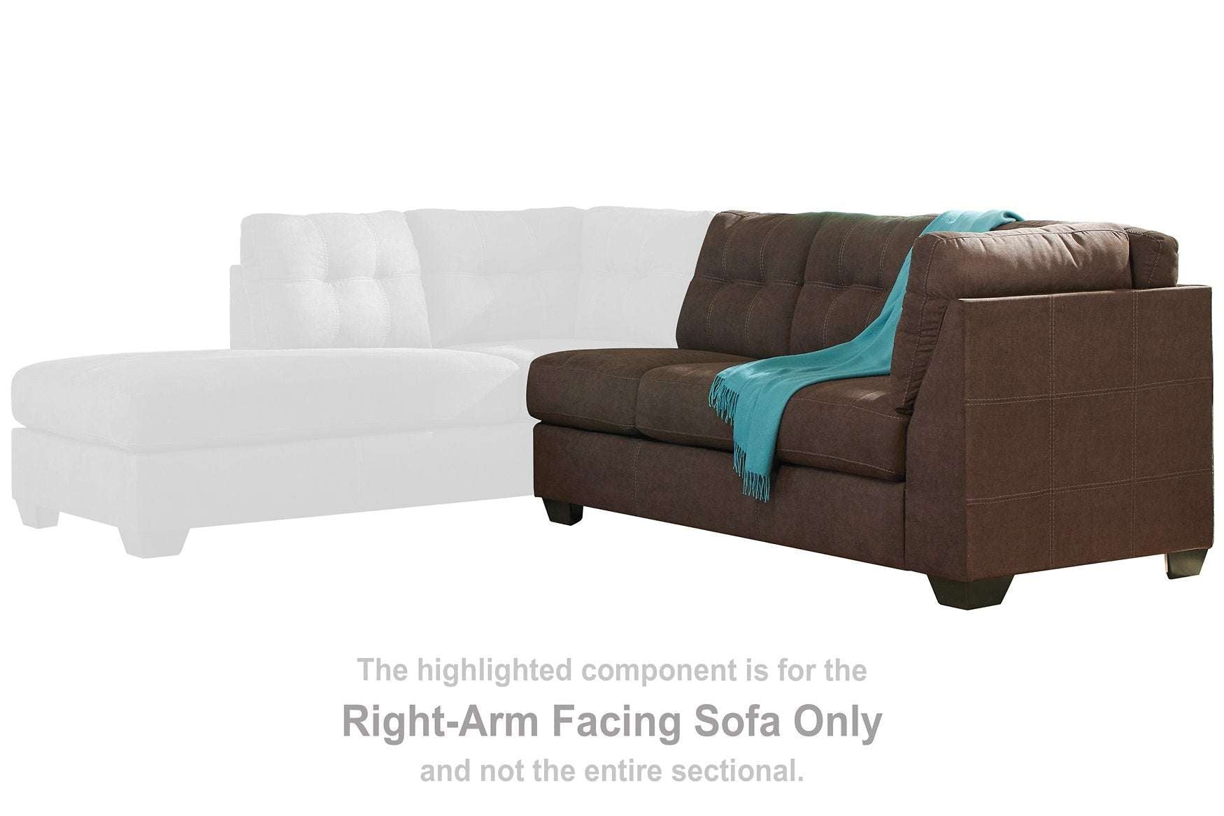 Maier 2-Piece Sectional with Chaise Half Price Furniture