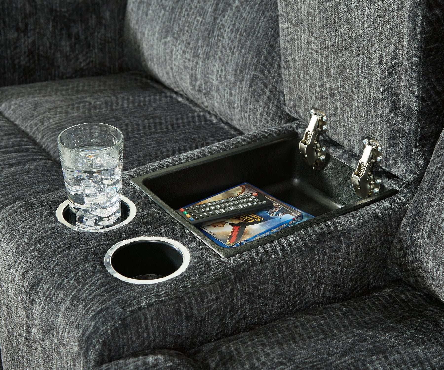 Martinglenn Reclining Loveseat with Console Half Price Furniture