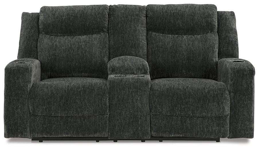 Martinglenn Power Reclining Loveseat with Console Half Price Furniture