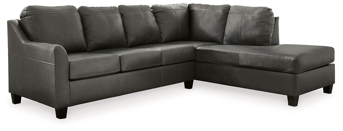 Valderno 2-Piece Sectional with Chaise  Las Vegas Furniture Stores