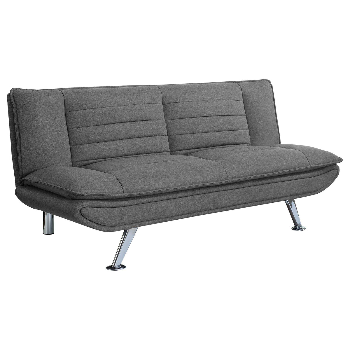 Julian Upholstered Sofa Bed with Pillow-top Seating Grey Half Price Furniture