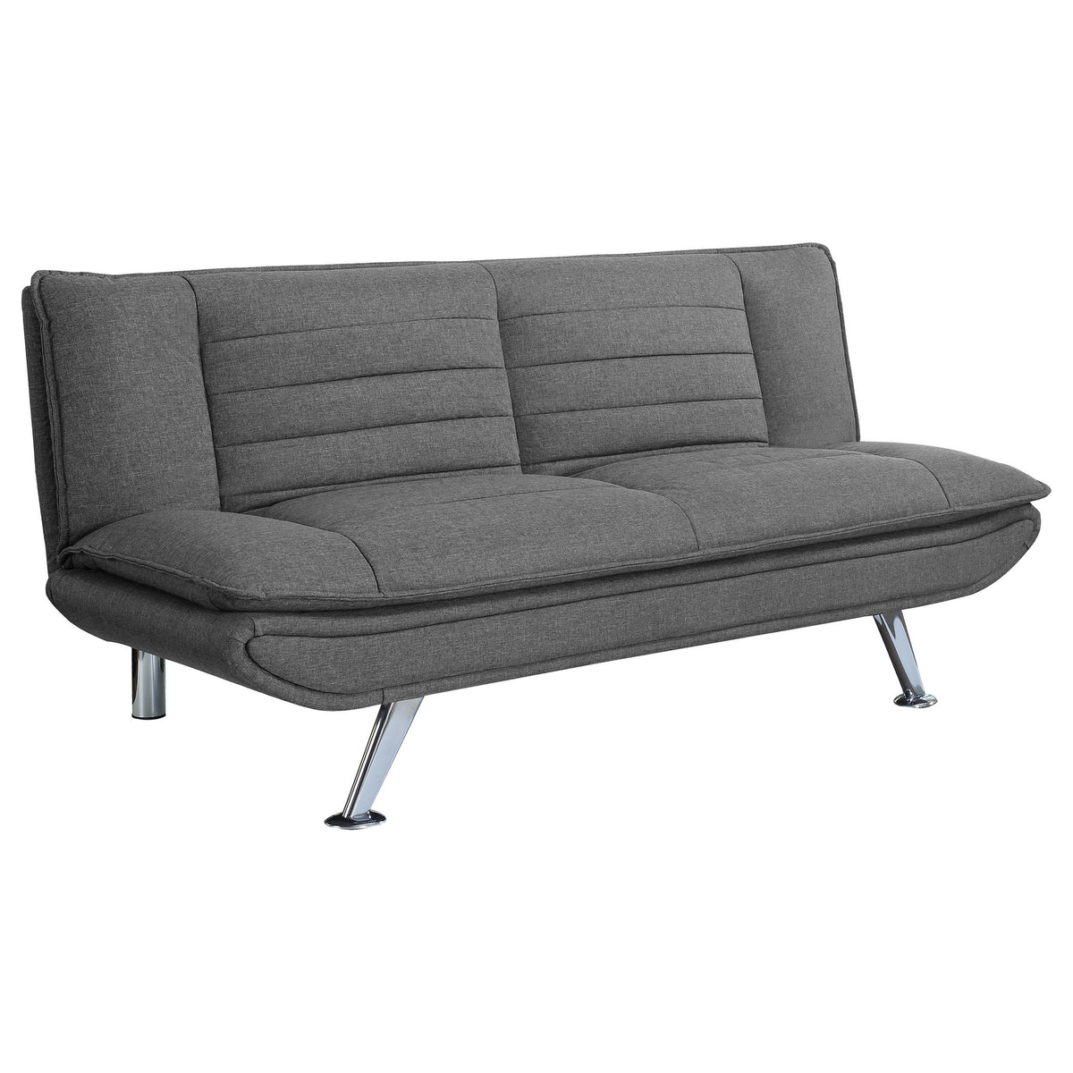 Julian Upholstered Sofa Bed with Pillow-top Seating Grey  Las Vegas Furniture Stores