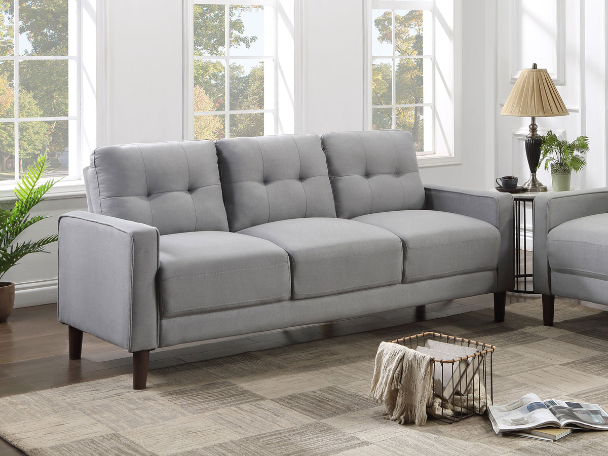 Bowen Upholstered Track Arms Tufted Sofa  Las Vegas Furniture Stores