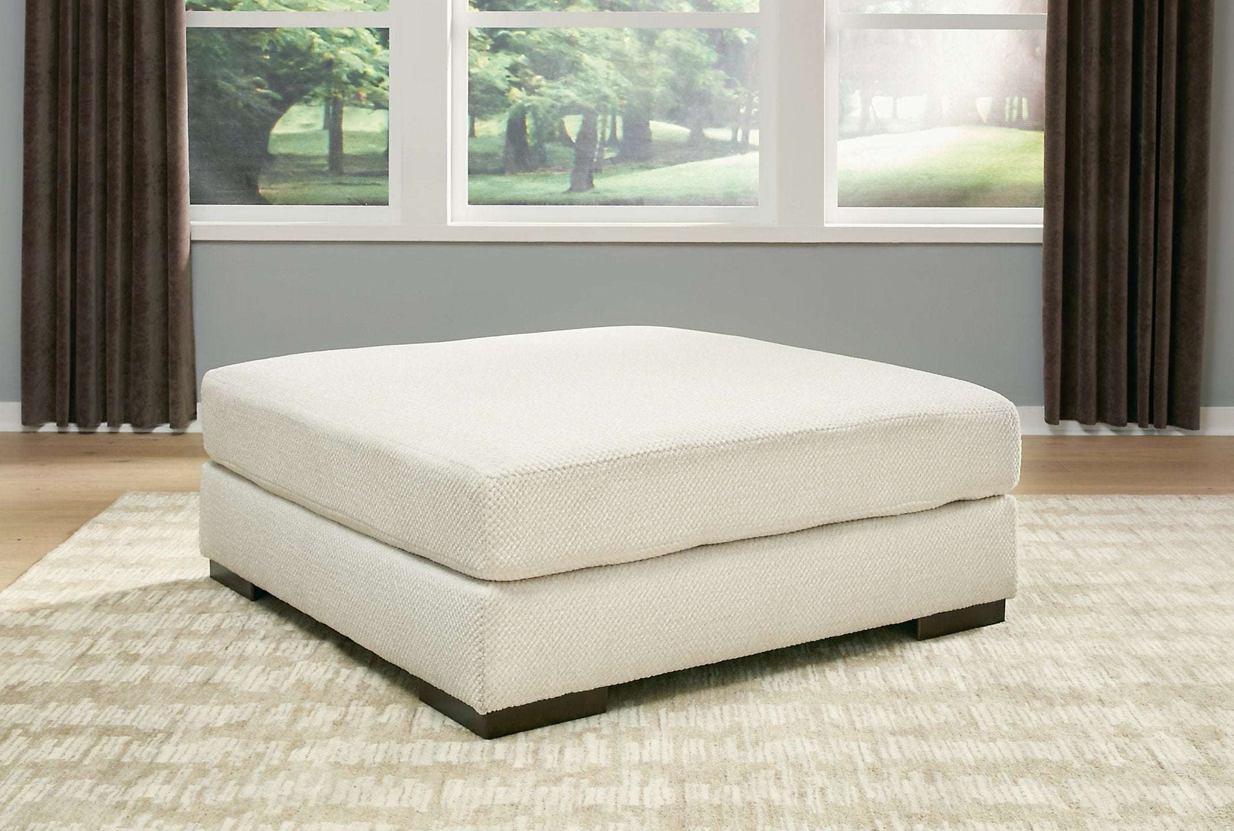 Zada Oversized Accent Ottoman Half Price Furniture