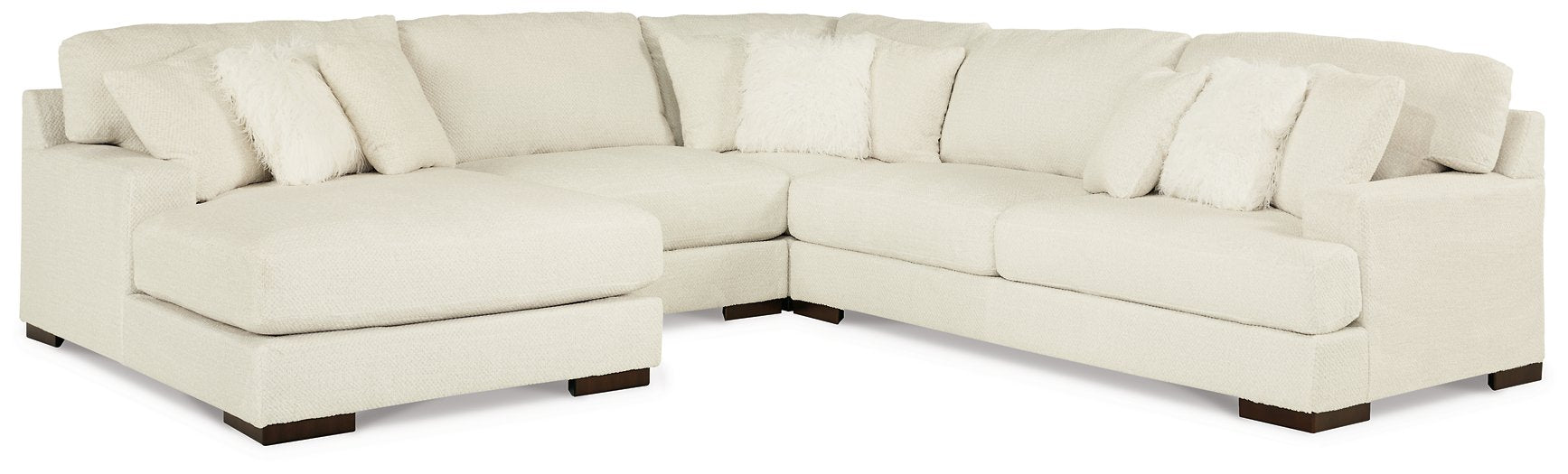 Zada Sectional with Chaise Half Price Furniture
