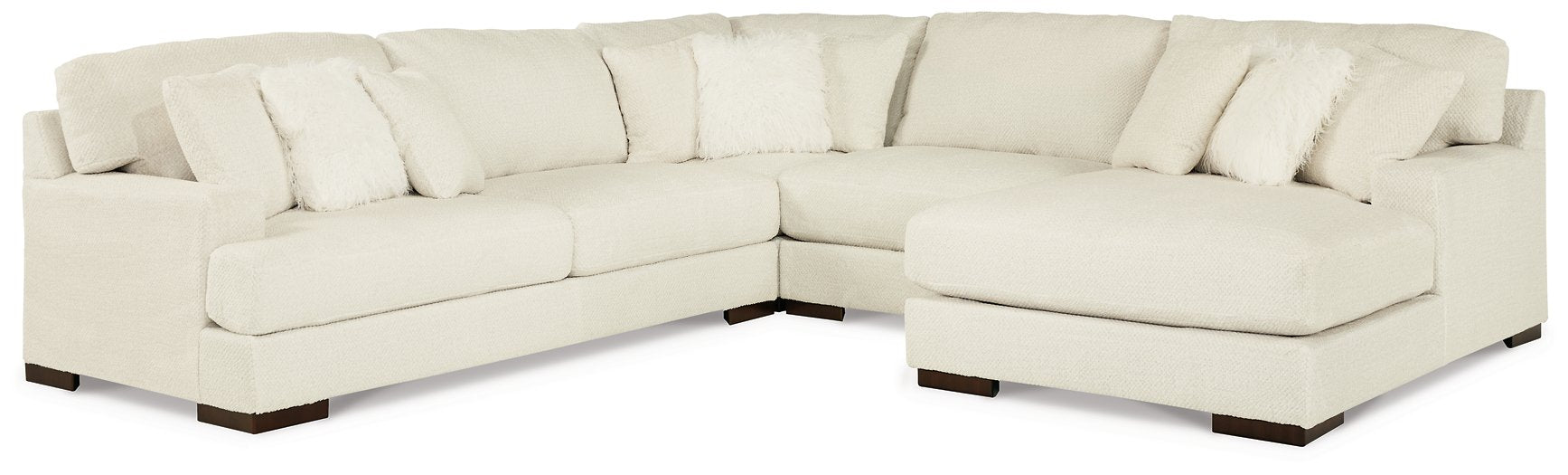 Zada Sectional with Chaise Half Price Furniture