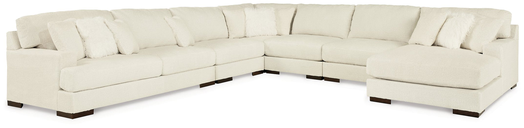 Zada Sectional with Chaise Half Price Furniture