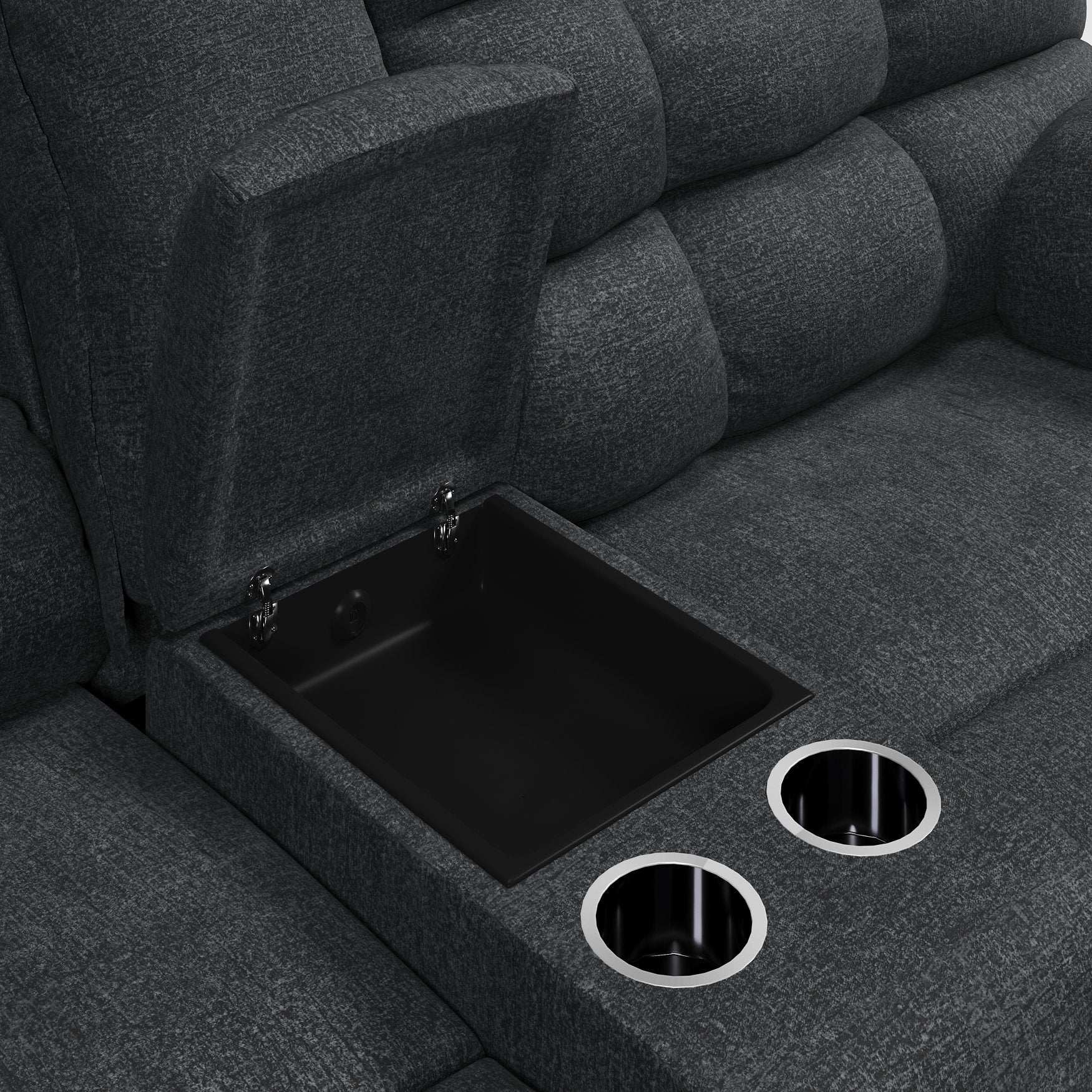 Wilhurst Reclining Loveseat with Console - Half Price Furniture