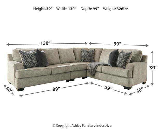 Bovarian Sectional - Sectional - Half Price Furniture