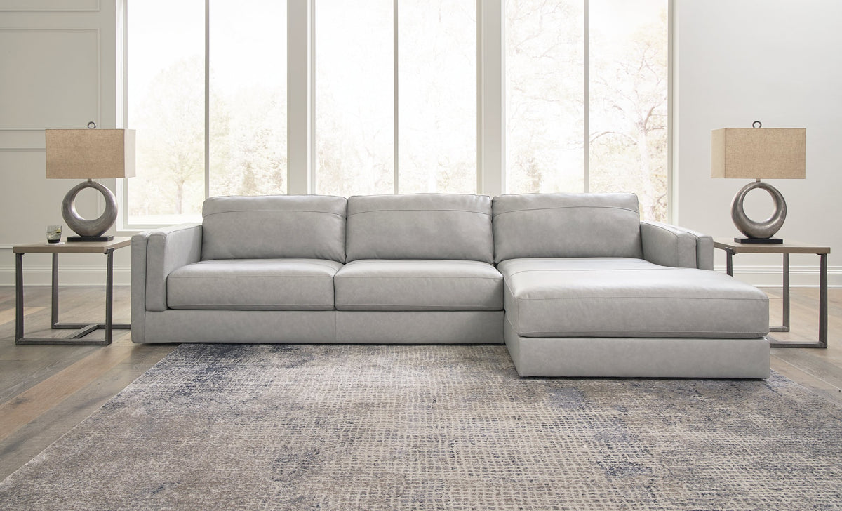 Amiata Sectional with Chaise Half Price Furniture