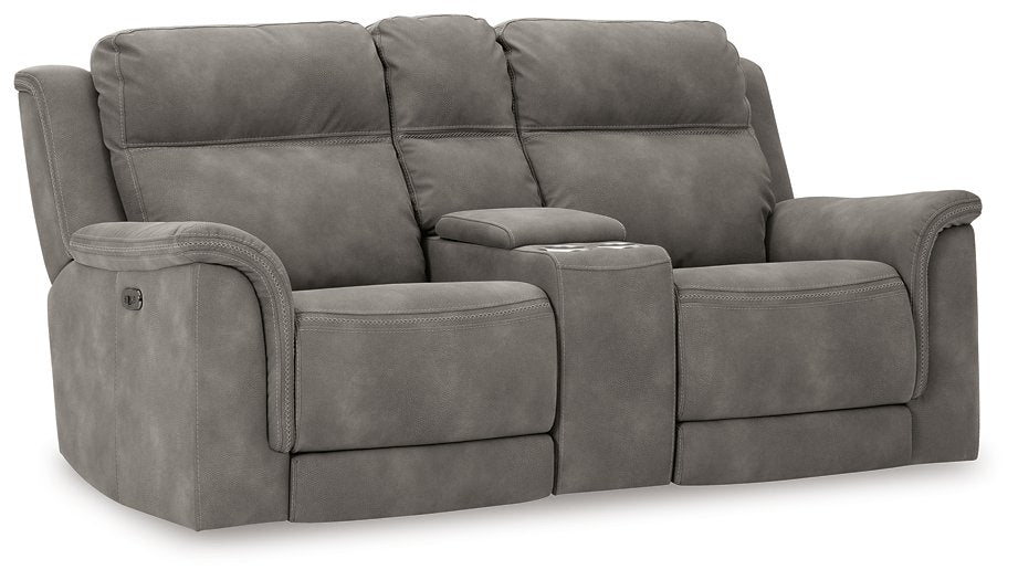 Next-Gen DuraPella Power Reclining Loveseat with Console - Half Price Furniture