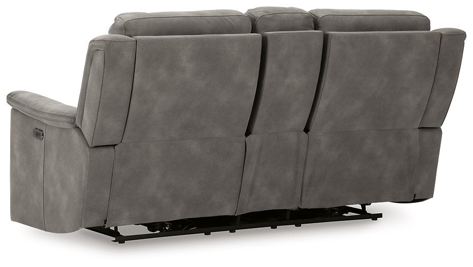 Next-Gen DuraPella Power Reclining Loveseat with Console - Half Price Furniture