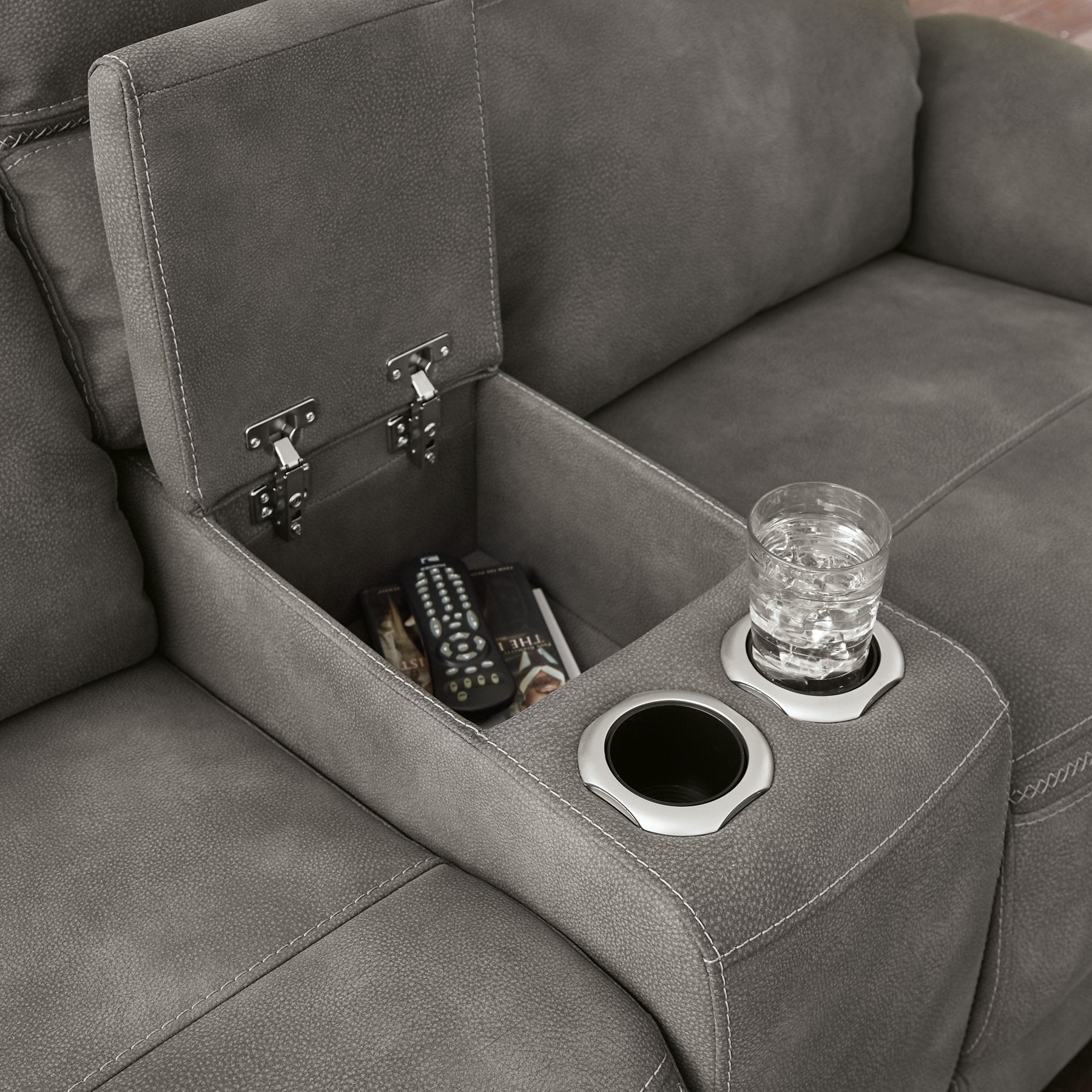 Next-Gen DuraPella Power Reclining Loveseat with Console - Half Price Furniture