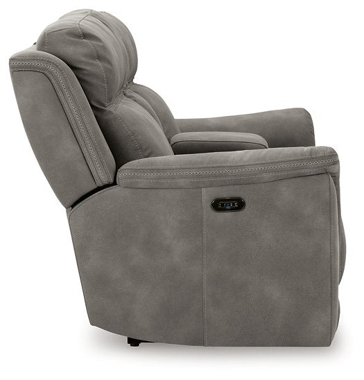 Next-Gen DuraPella Power Reclining Loveseat with Console - Half Price Furniture