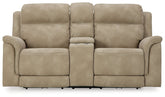 Next-Gen DuraPella Power Reclining Loveseat with Console Half Price Furniture
