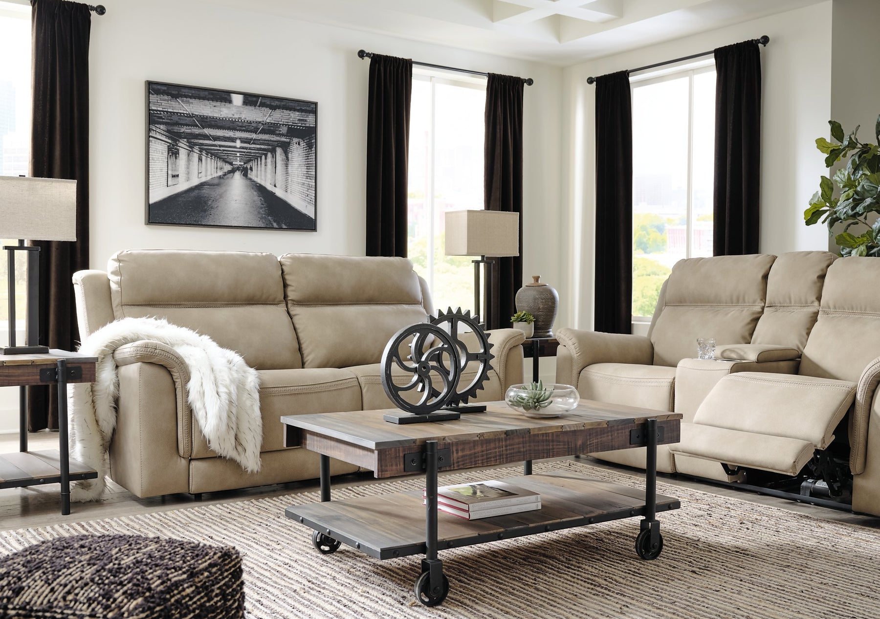 Next-Gen DuraPella Power Reclining Sofa - Half Price Furniture