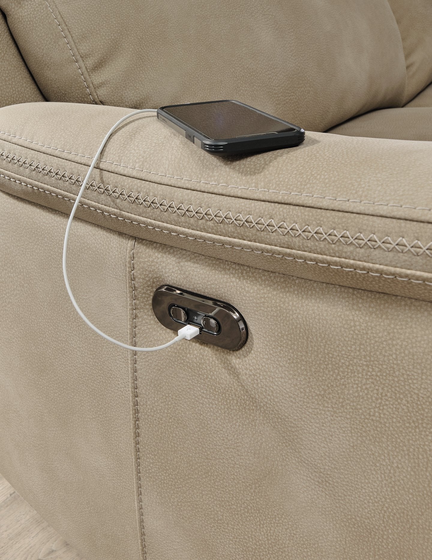 Next-Gen DuraPella Power Reclining Sofa Half Price Furniture