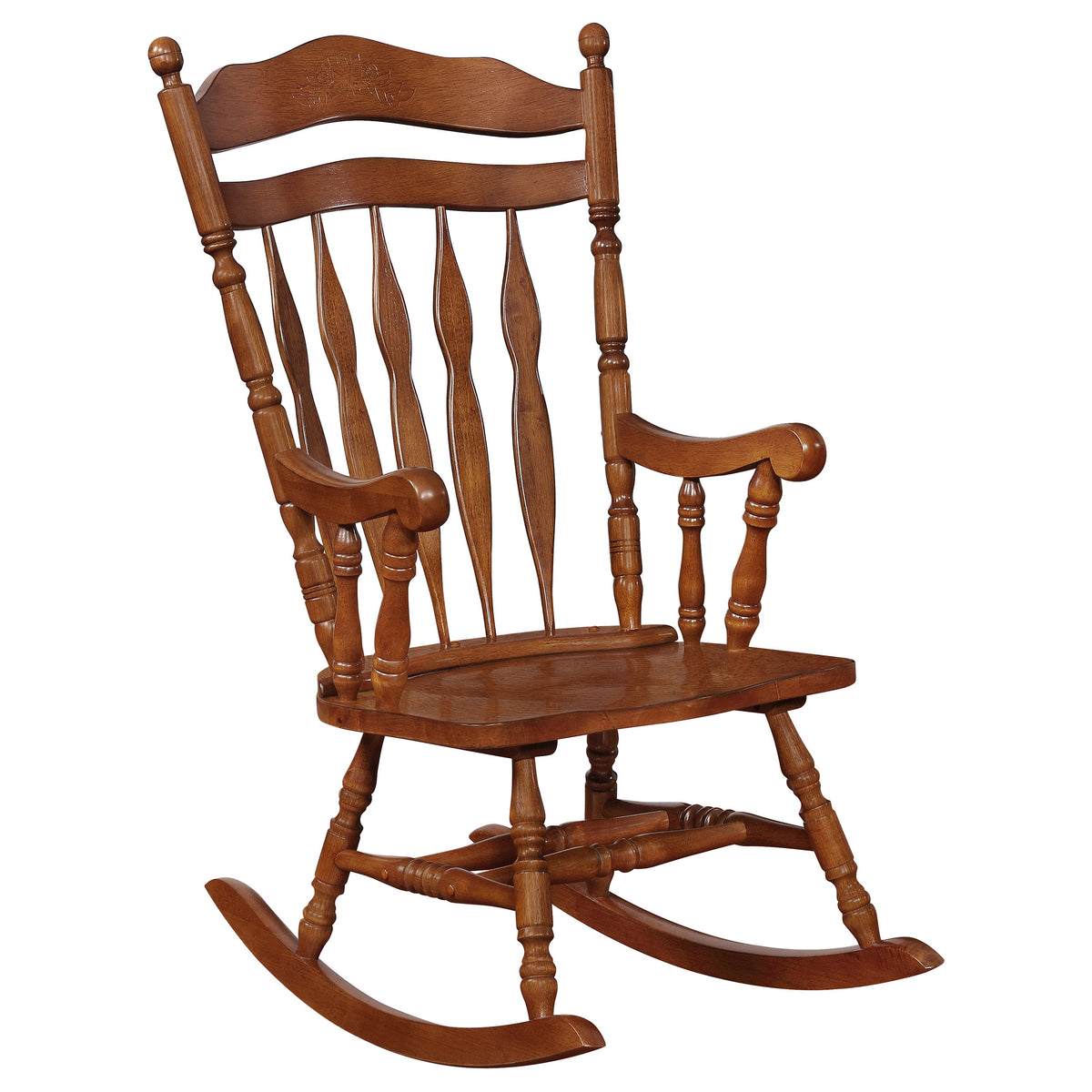 Aylin Rocking Chair Medium Brown  Las Vegas Furniture Stores