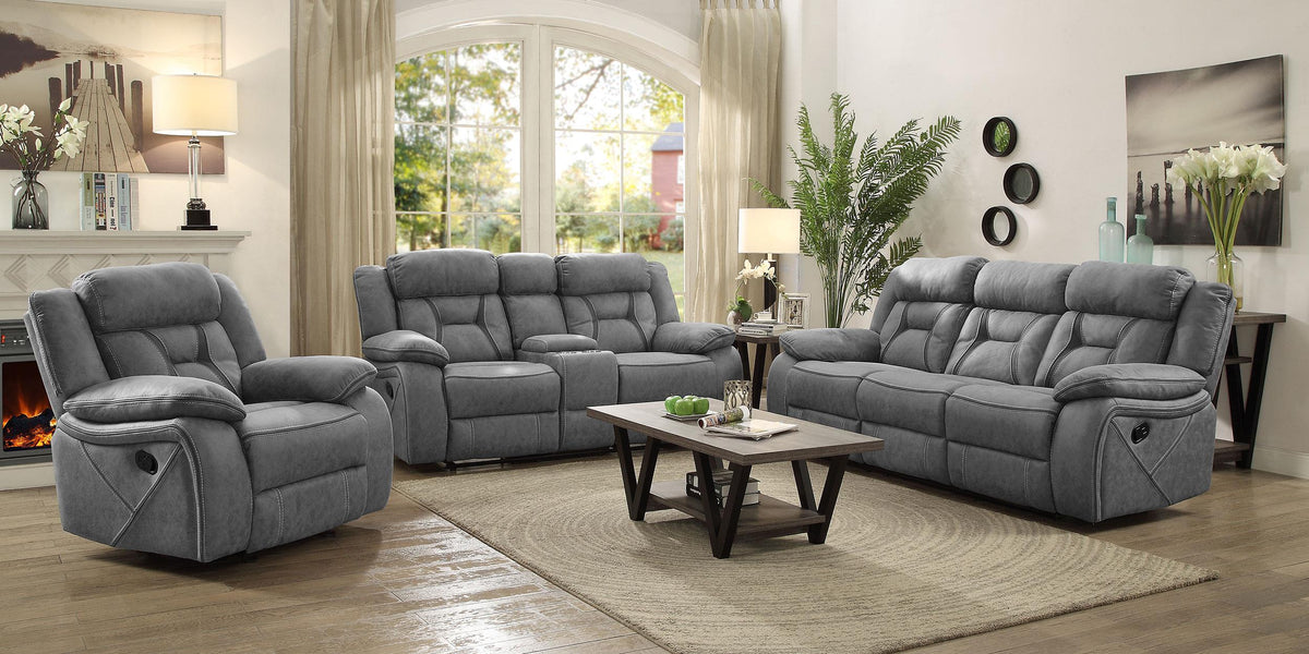Higgins Upholstered Tufted Living Room Set Half Price Furniture