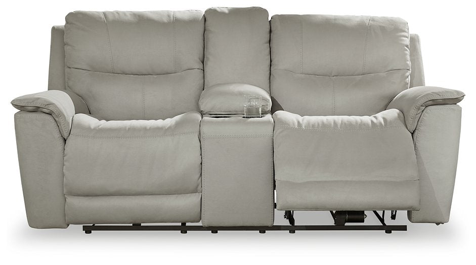 Next-Gen Gaucho Power Reclining Loveseat with Console Half Price Furniture