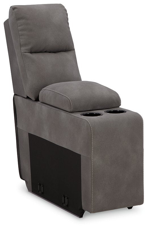 Next-Gen DuraPella Power Reclining Sectional Loveseat with Console - Half Price Furniture