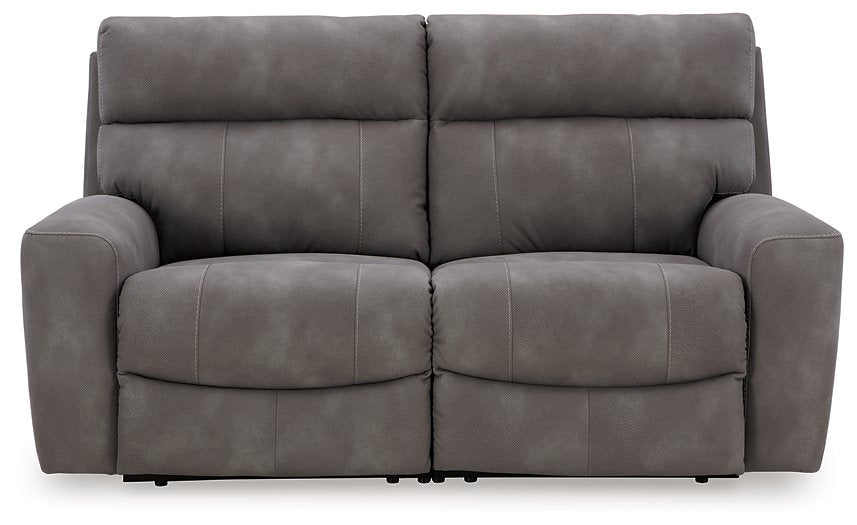 Next-Gen DuraPella Power Reclining Sectional Loveseat Half Price Furniture
