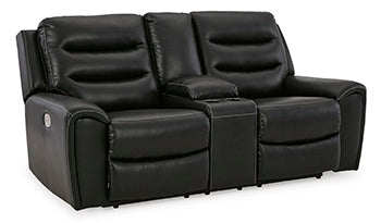 Warlin Power Reclining Loveseat with Console - Half Price Furniture