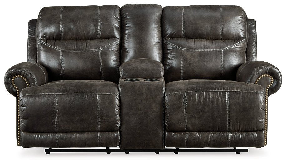 Grearview Power Reclining Loveseat with Console Half Price Furniture