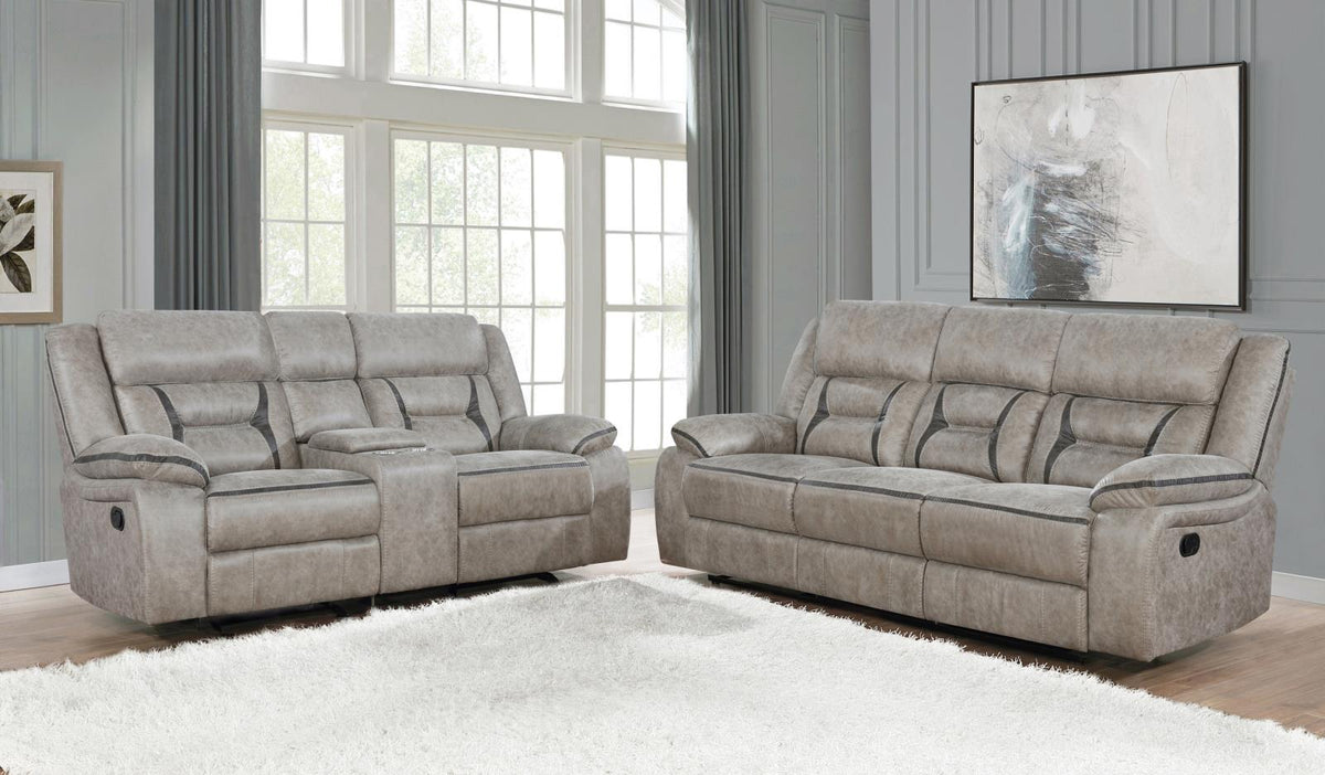 Greer 2-Piece Upholstered Tufted Living Room Set  Las Vegas Furniture Stores