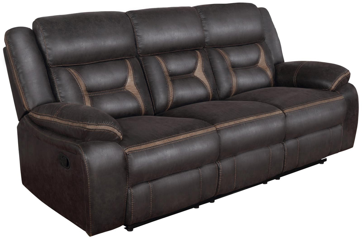 Greer Upholstered Tufted Back Motion Sofa Half Price Furniture
