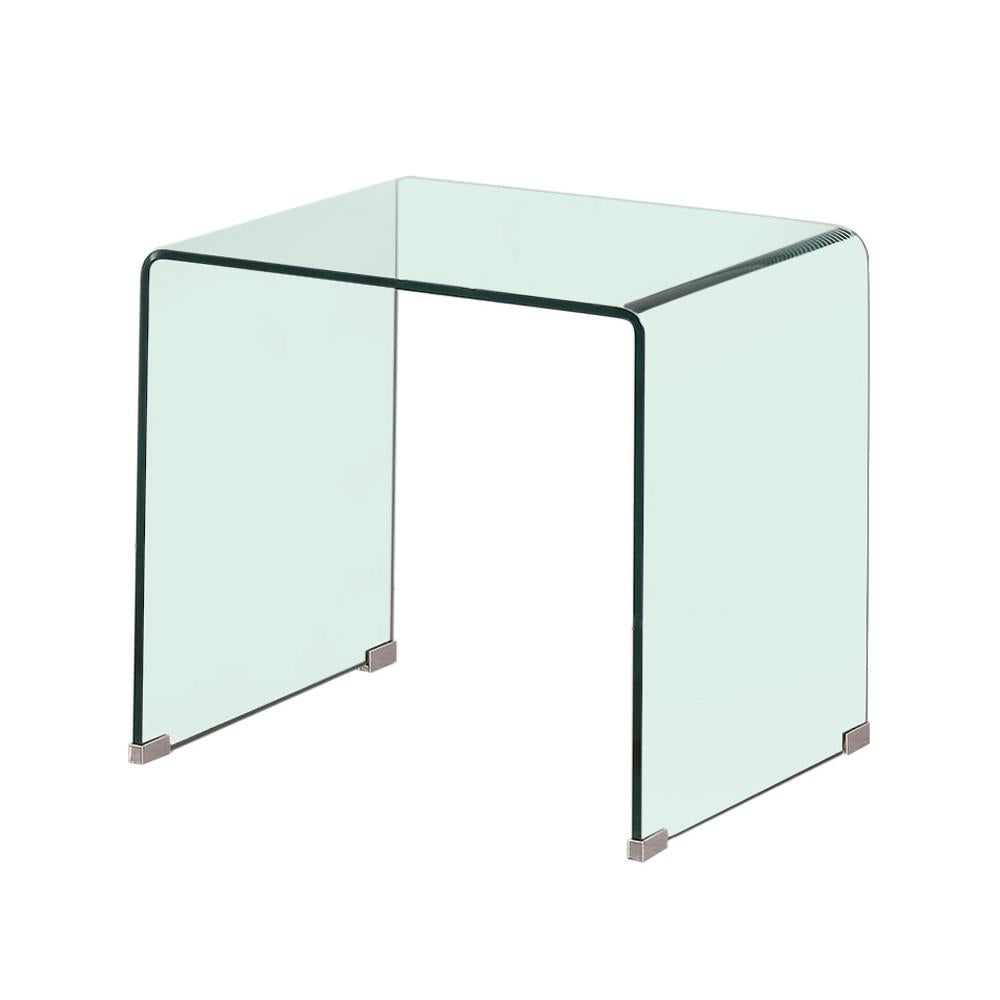 Ripley Square End Table Clear  Las Vegas Furniture Stores