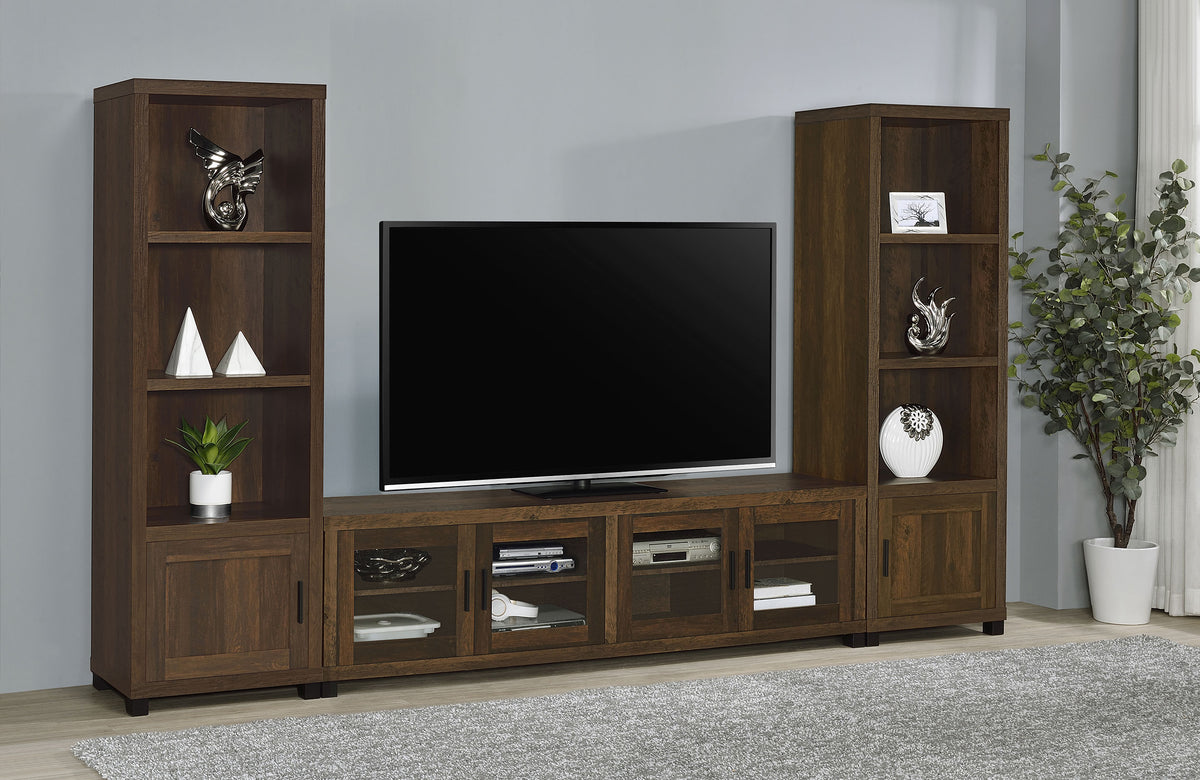 Sachin 3-piece Entertainment Center With 79" TV Stand  Las Vegas Furniture Stores