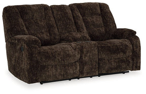 Soundwave Reclining Loveseat with Console - Half Price Furniture