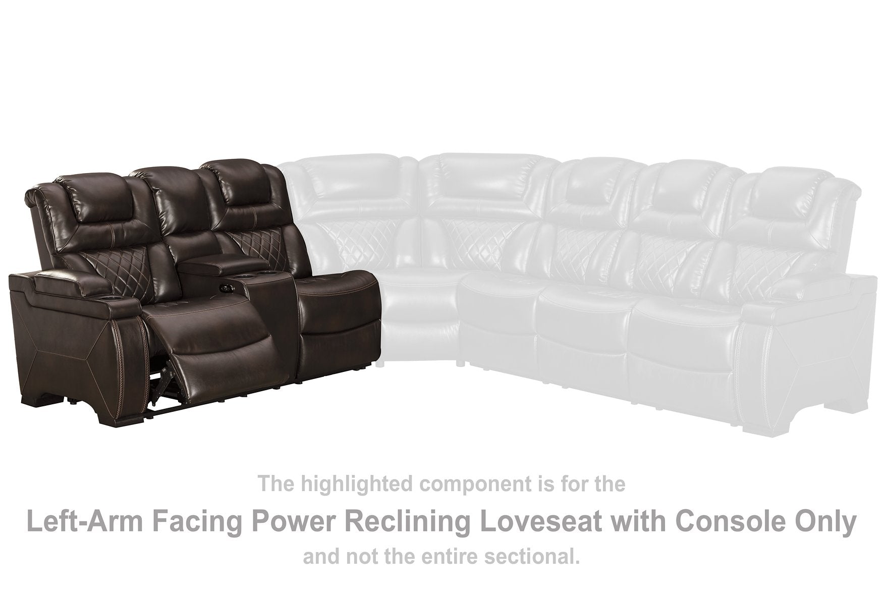Warnerton 3-Piece Power Reclining Sectional - Half Price Furniture