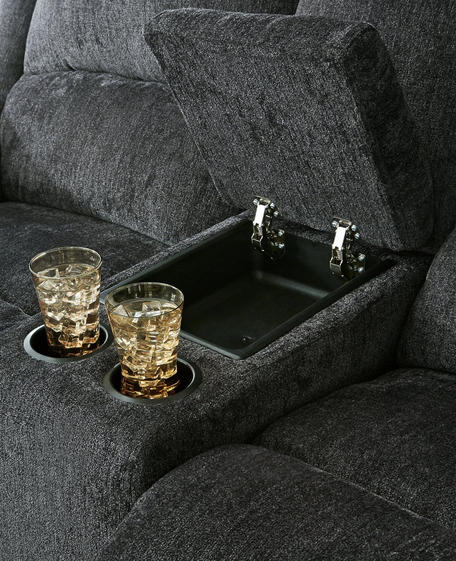 Draycoll Reclining Loveseat with Console - Loveseat - Half Price Furniture