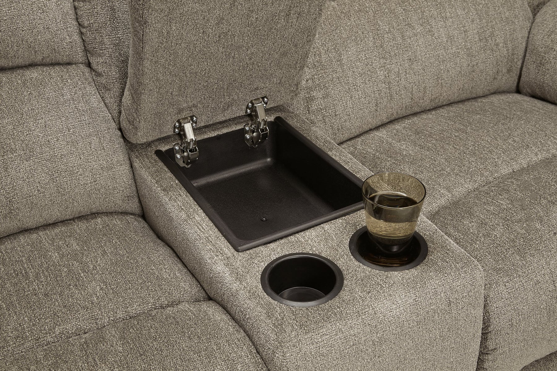Draycoll Reclining Loveseat with Console - Loveseat - Half Price Furniture