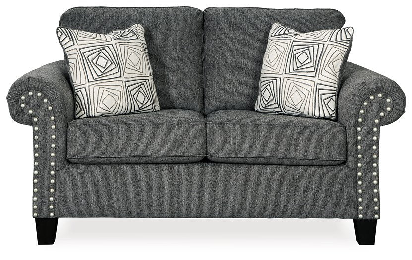 Agleno Loveseat Half Price Furniture