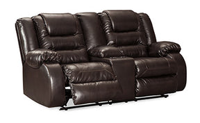 Vacherie Reclining Loveseat with Console - Half Price Furniture
