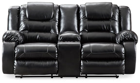 Vacherie Reclining Loveseat with Console - Half Price Furniture