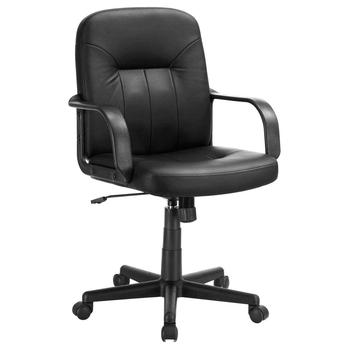 Minato Adjustable Height Office Chair Black  Las Vegas Furniture Stores