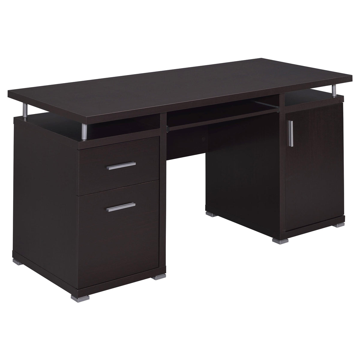 Tracy 2-drawer Computer Desk Cappuccino Tracy 2-drawer Computer Desk Cappuccino Half Price Furniture