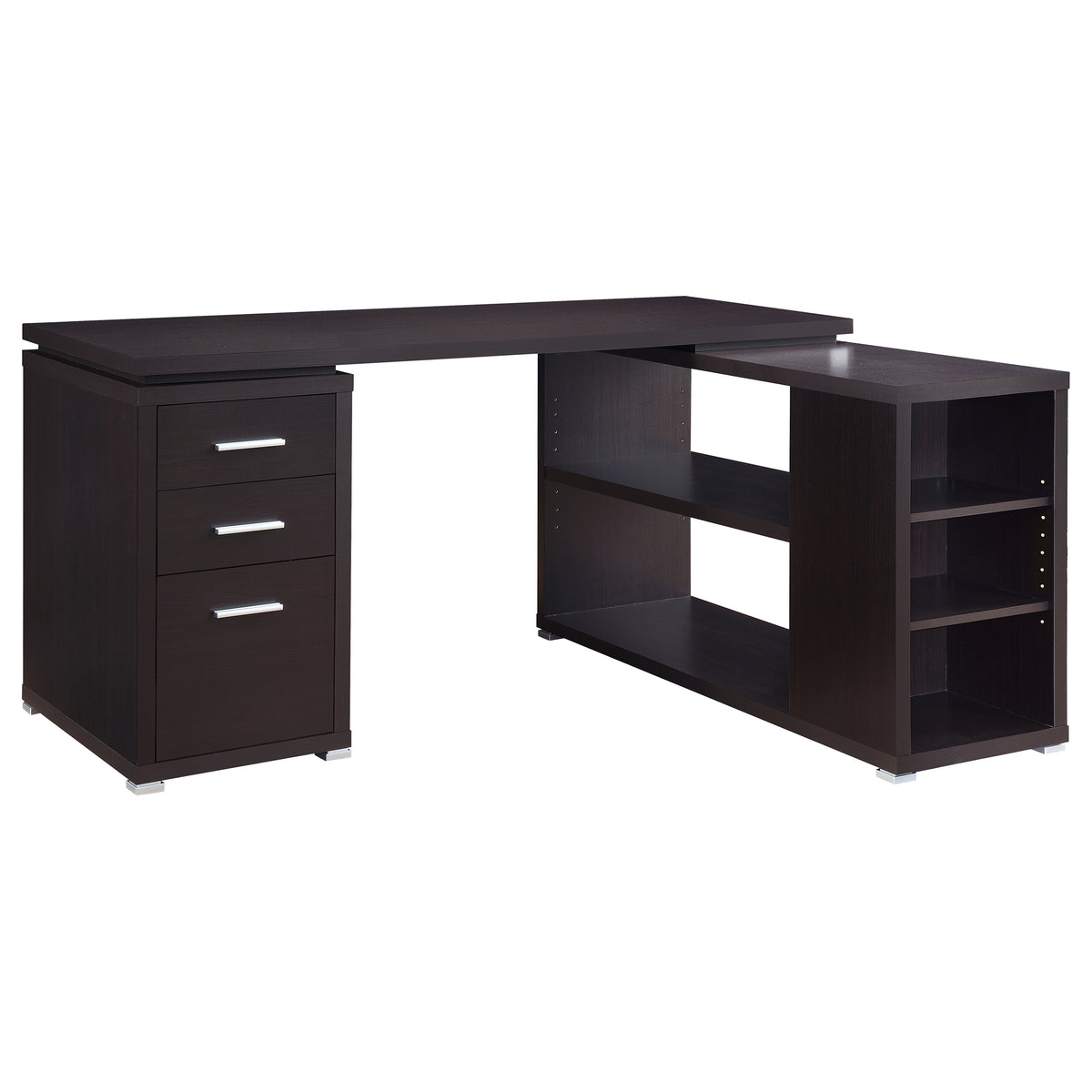 Yvette L-shape Office Desk - Half Price Furniture